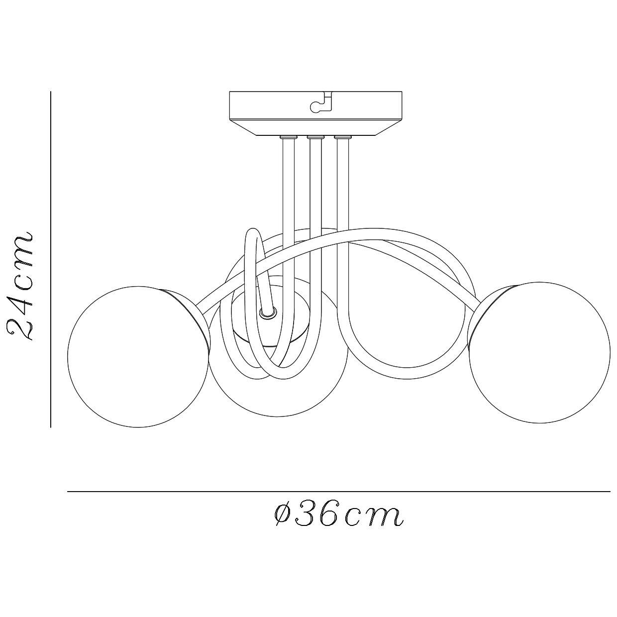 PLAFON 3L MIGOS LATON 3 X 28 G-9 - Image 2