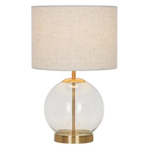 SOBREMESA CARPARI LATÓN CRISTA 1 X 60W E-27