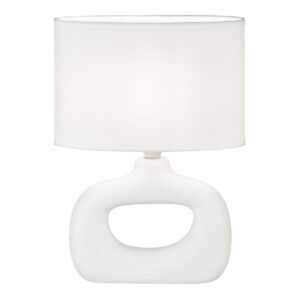 SOBREMESA DALTON BLANCO 1 X 40W E-14