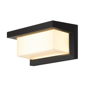 APLIQUE EXTERIOR LAMAR NEGRO LED 12W 3000K - IP65