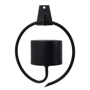 APLIQUE SOLAR BOLANO NEGRO LED 5W 3000-4000-6500K