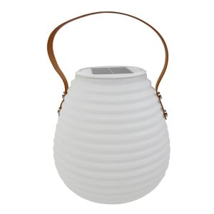 SOBREMESA SOLAR CARTER BLANCO LED