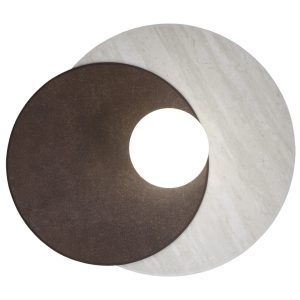 APLIQUE WANDA MARMOL/OXIDO 1 X 60W E-27