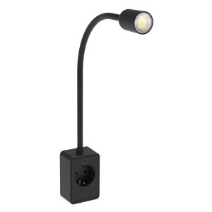 FLEXO USB ANT NEGRO LED 3W