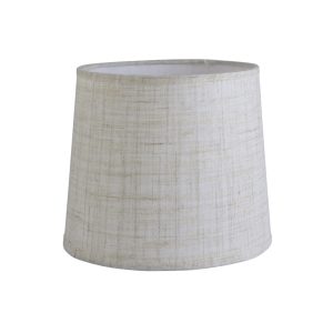 PANTALLA 15 CONICA ABIERTA LINO TOSTADO