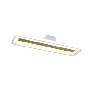 PLAFON LED VOLANO BLCO-MADERA LED 60W 4900LM 4000K- 60*15CM