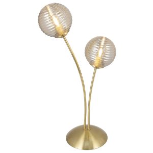 SOBREMESA 2L ROCHE LATON-AMBAR 2 X 30W G9