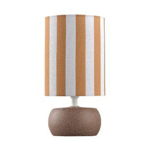 SOBREMESA BERLY MARRON 1 X 40W / E-14