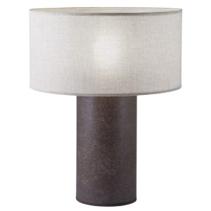 SOBREMESA BRANDY OXIDO/VISÓN 1 X 60W E-27