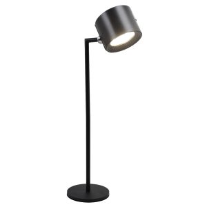 SOBREMESA LOJAN NEGRO LED 5W - BATERIA RECARGABLE