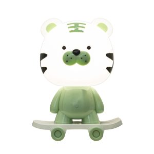 SOBREMESA MASKOTA TIGRE VERDE LED 3W 66LM 3000K