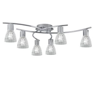 PLAFON 6L CHEERS CROMO 6 X 40W E-14