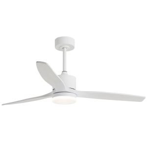 VENTILADOR MADEIRA BLANCO 132CMS 3 PALAS